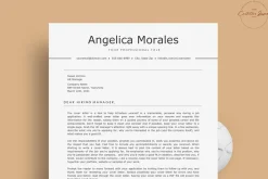 Modern ATS Resume/CV - The Morales