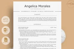 Modern ATS Resume/CV - The Morales
