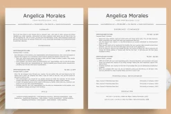 Modern ATS Resume/CV - The Morales