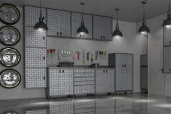 Modern Car Garage Workshop 3D Model