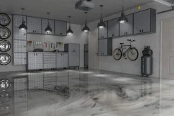 Modern Car Garage Workshop 3D Model