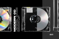 Modern CD Jewel Case Mockup