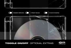 Modern CD Jewel Case Mockup
