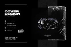 Modern CD Jewel Case Mockup