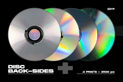 Modern CD Jewel Case Mockup