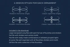 Modern & Classic Ornament Styles
