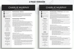 Modern CV Resume Template for Word