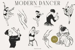Modern Dance Prints Posters
