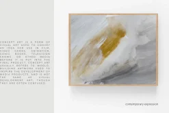 MODERN GRAY ABSTRACT ART