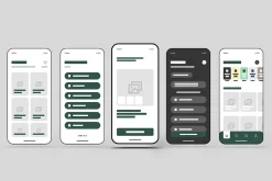 Modern Mobile App Interface Template