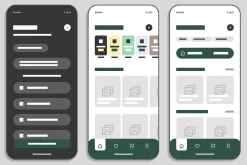 Modern Mobile App Interface Template