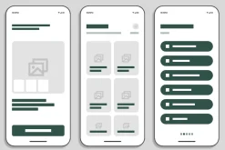 Modern Mobile App Interface Template