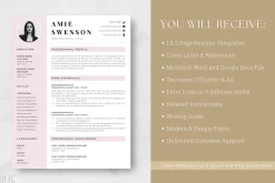 Modern Resume Template - Amie