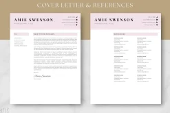 Modern Resume Template - Amie