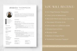 Modern Resume Template - Jessica