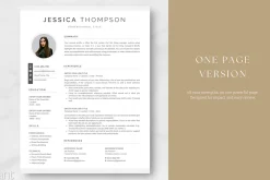 Modern Resume Template - Jessica