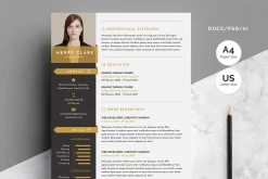 Modern Resume Template 3 Pages