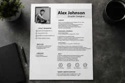 MODERN RESUME TEMPLATE (R17)