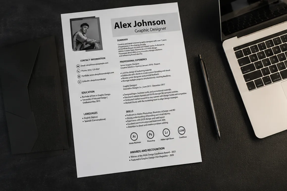 MODERN RESUME TEMPLATE (R17)