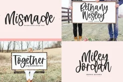 Modern Script FONT BUNDLE | Part 2