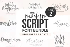 Modern Script FONT BUNDLE | Part 2