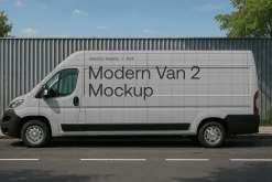 Modern Van 2 Mockup M24