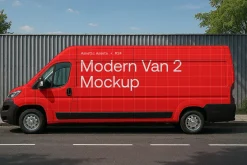 Modern Van 2 Mockup M24