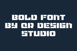 Mogeruma - Bold & Stencil Font