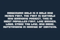 Mogeruma - Bold & Stencil Font