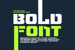 Mogeruma - Bold & Stencil Font