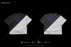 MOKITUP: Womens Boxy Tee Mockup