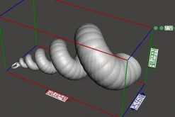 Mollusc Charm 3D Printing Pendant