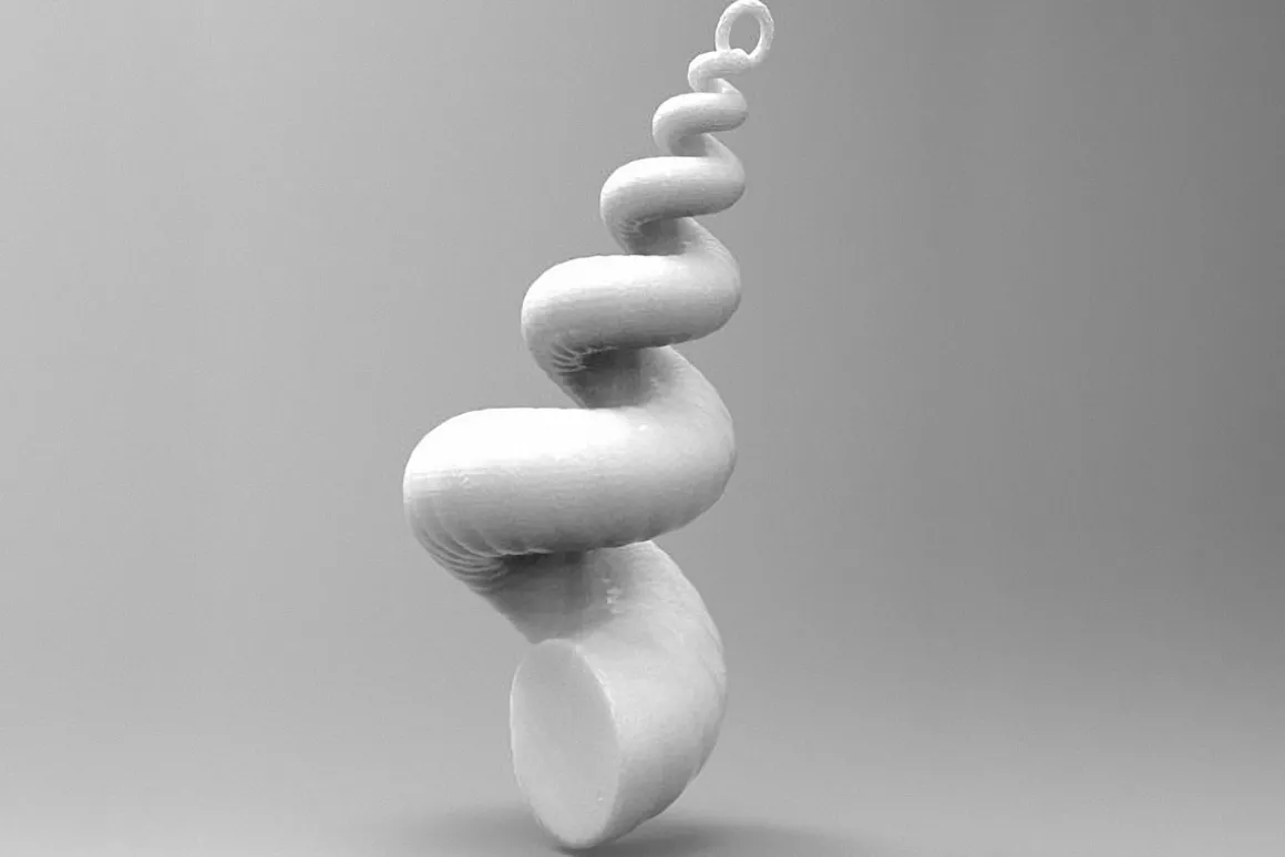 Mollusc Charm 3D Printing Pendant