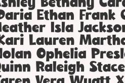 Mondays | Cute Block Font