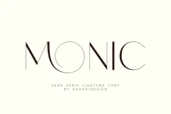 Monic - Modern Ligature Font