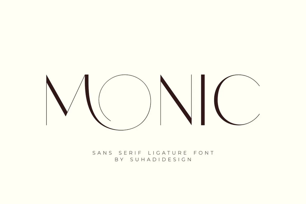 Monic - Modern Ligature Font