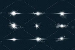 38 Monochromic Lens Flare Reflection