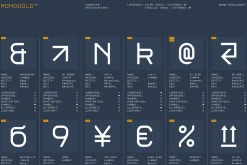 Monogold – Fibonacci Monospace