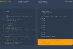 Monogold – Fibonacci Monospace