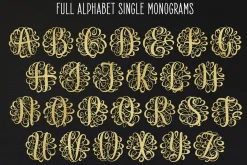 Monogram Script Single