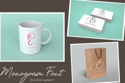 MONOGRAM E | Monofont caps E
