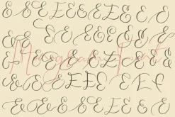 MONOGRAM E | Monofont caps E