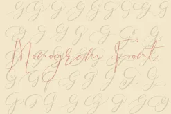 MONOGRAM G | Monofont caps G