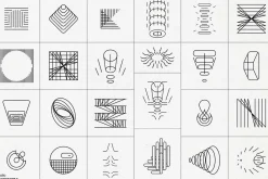 Monozen 3 - 130 abstract icons