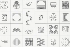 Monozen 3 - 130 abstract icons
