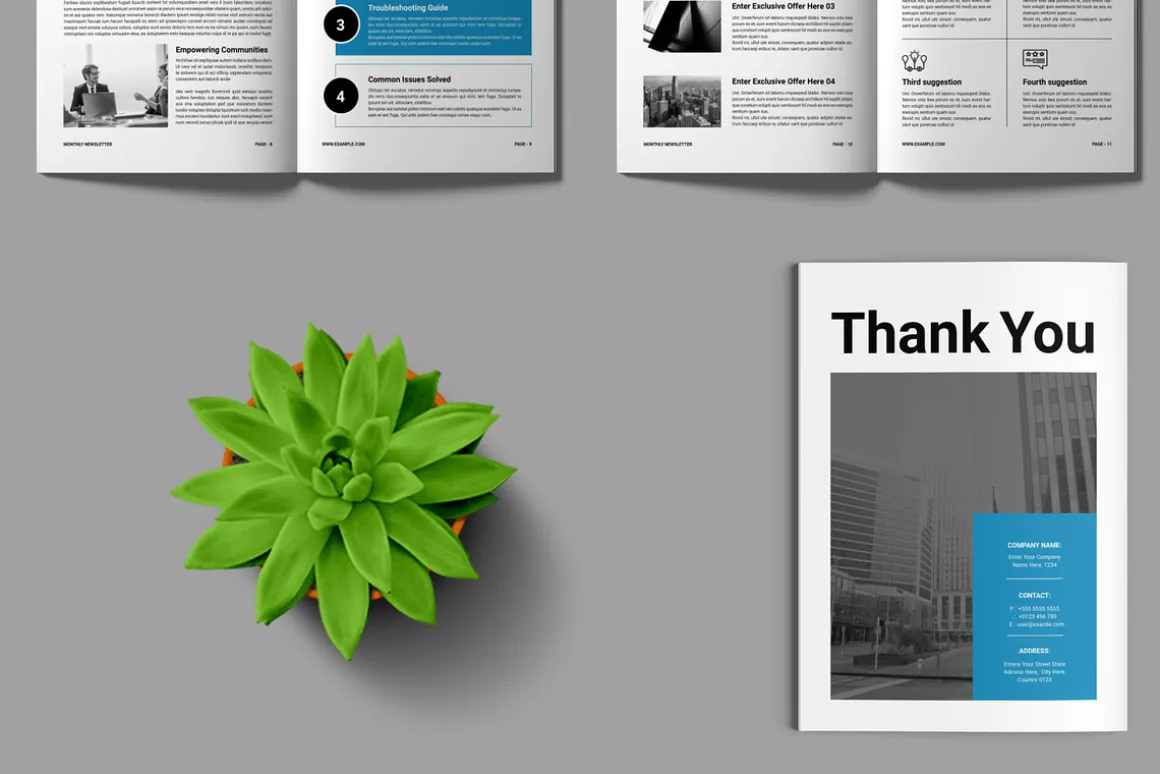 Monthly Newsletter Template