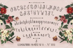Moody Blue | An Elegant Vintage Font
