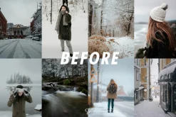 15 Moody Winter Lightroom Presets