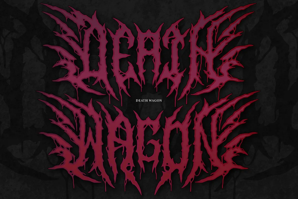 Morbion Necross | Death Metal Font
