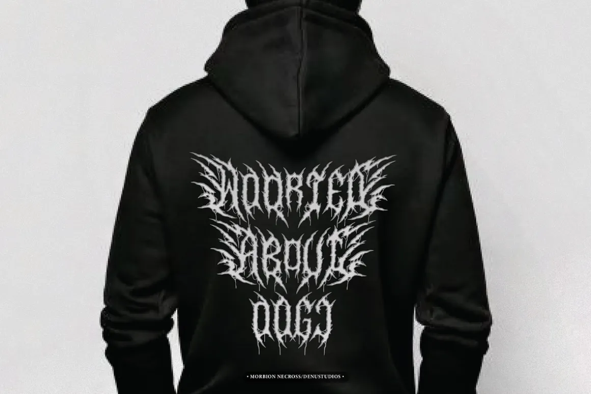 Morbion Necross | Death Metal Font